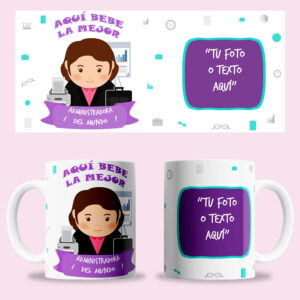Taza "Administradora" personalizada