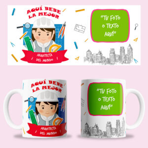 Taza "Arquitecta" personalizada