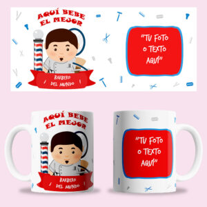 Taza "Barbero" personalizada