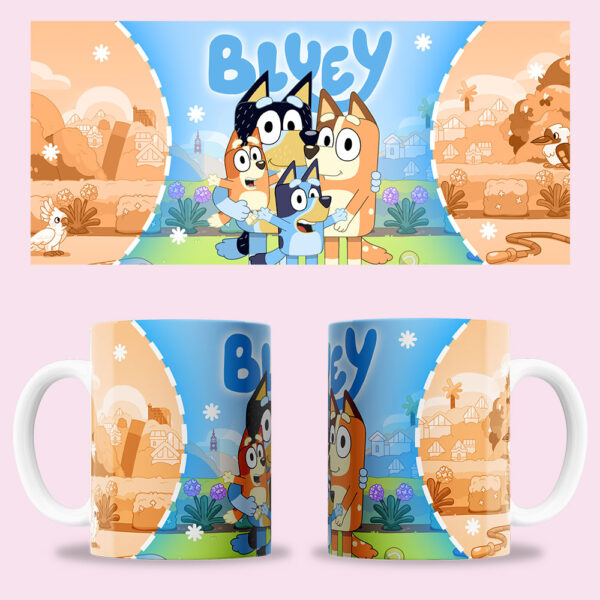 Taza "Bluey diseño 1"