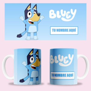 Taza "Bluey diseño 4 personalizada"
