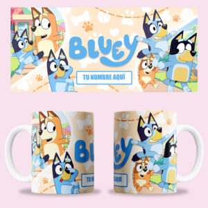 Taza "Bluey diseño 5 personalizada"