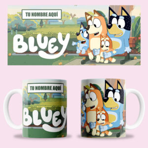 Taza "Bluey diseño 3 personalizada"