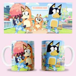 Taza "Bluey diseño 2 personalizada"
