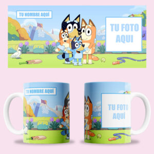 Taza "Bluey diseño 7 personalizada"