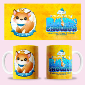 Taza "Baby Shower niño - zorro"