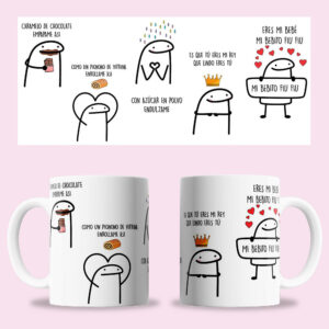 Taza "Caramelo de chocolate humor"