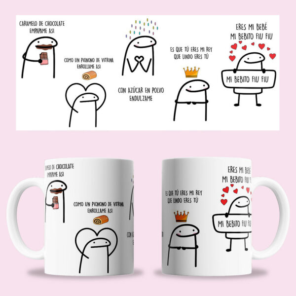 Taza "Caramelo de chocolate humor"