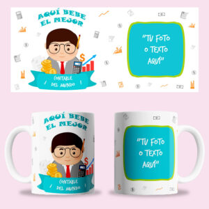 Taza "Contable Hombre" personalizada
