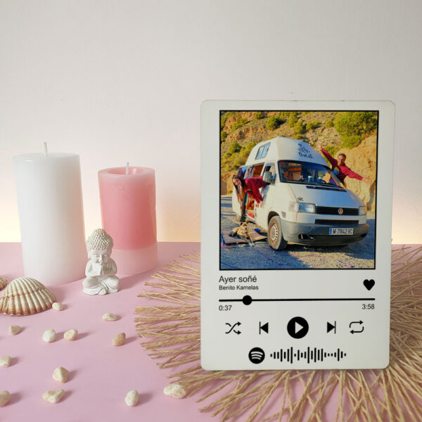 Cuadro estilo Spotify - 13 x 18 cm