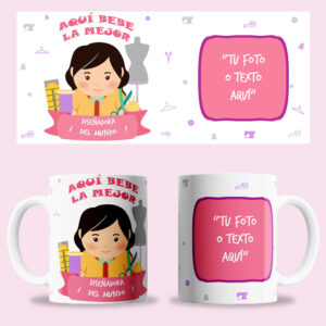 Taza "Diseñadora" personalizada