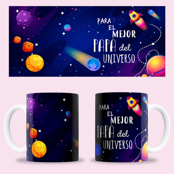 Taza "Para el mejor padre del universo"