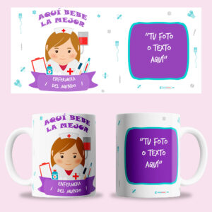Taza "Enfermera" personalizada