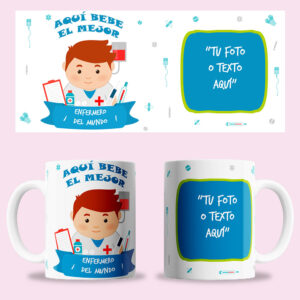Taza "Enfermero" personalizada