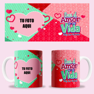 Taza "Eres el amor de mi vida" personalizada