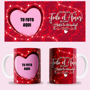 Taza "Hasta la eternidad" personalizada