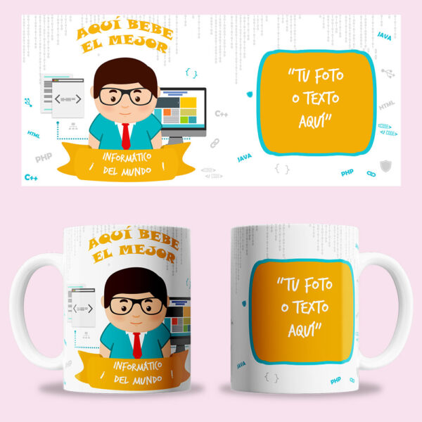 Taza "Informático" personalizada