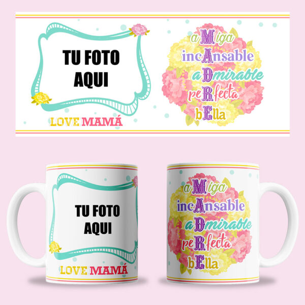 Taza "Mamá" personalizada