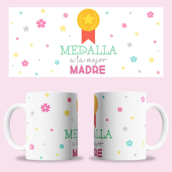 Taza "Medalla a la mejor madre"