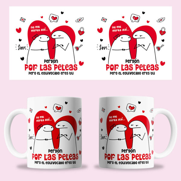 Taza "No me mires así humor"