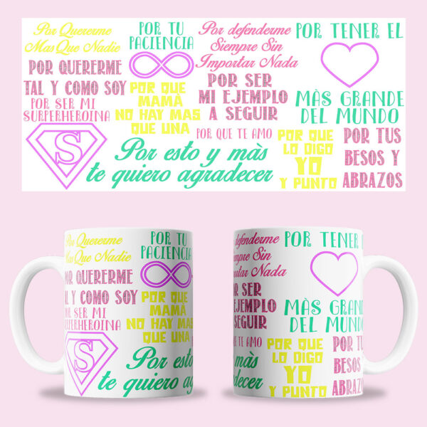 Taza "Por ser mi ejemplo a seguir"