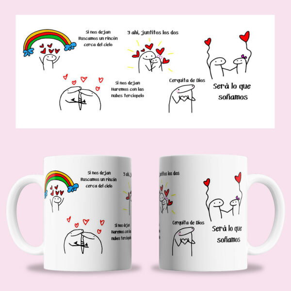 Taza "Si nos dejan canción humor"