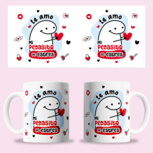 Taza "Te amo mi 'pedasito' de estrés"
