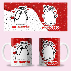 Taza "Por eso te manoseo humor"