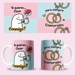 Taza "¿Te quieres casar conmigo?"
