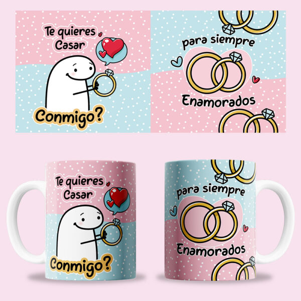 Taza "¿Te quieres casar conmigo?"