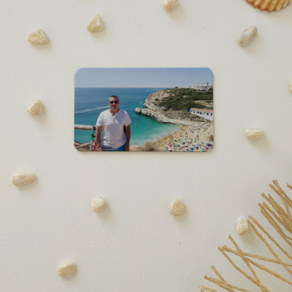 Imán flexible con foto personalizada - 9 x 5,5 cm
