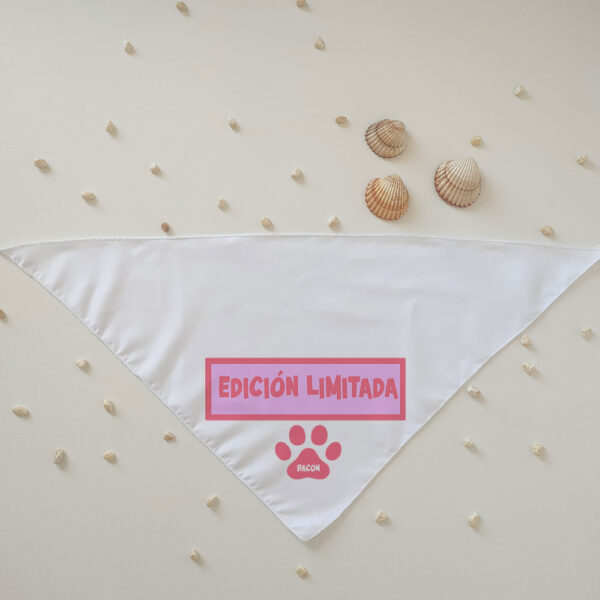 Bandana perro "Edición limitada" personalizada - Imagen 2