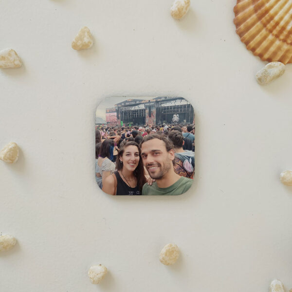 Imán cuadrado con foto personalizada - 5 x 5 cm