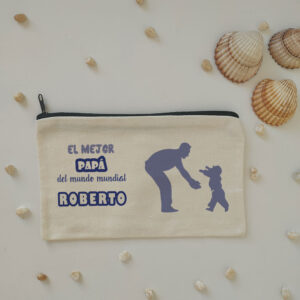 Neceser "Para el mejor papá del mundo mundial" personalizado