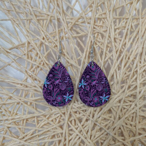 Pendientes "Obsidiana"