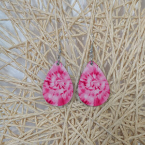 Pendientes "Velo Rosa"