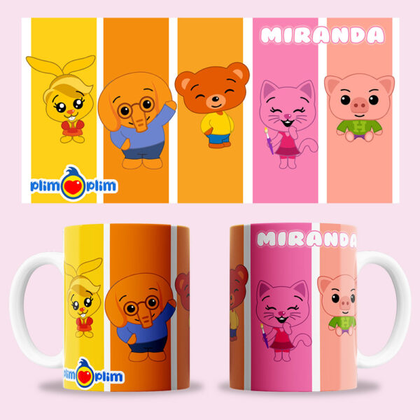 Taza "Plim Plim" unisex personalizada