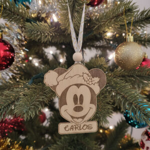 Esfera Navidad Mickey personalizada con Nombre