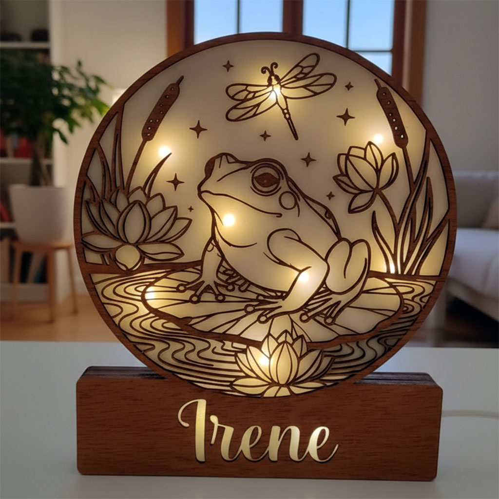 Lámpara Rana personalizada 2