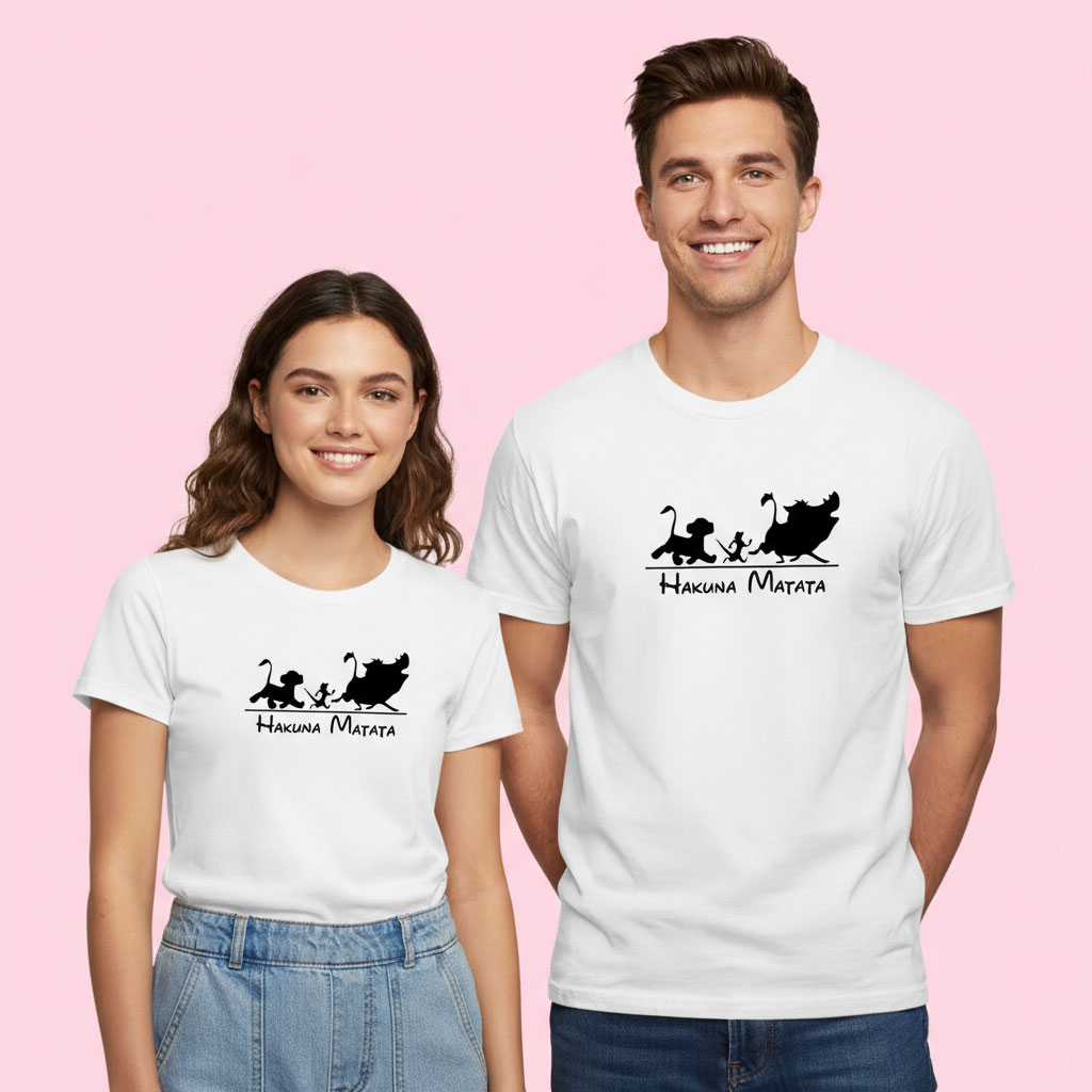 Camisetas pareja Hakuna Matata